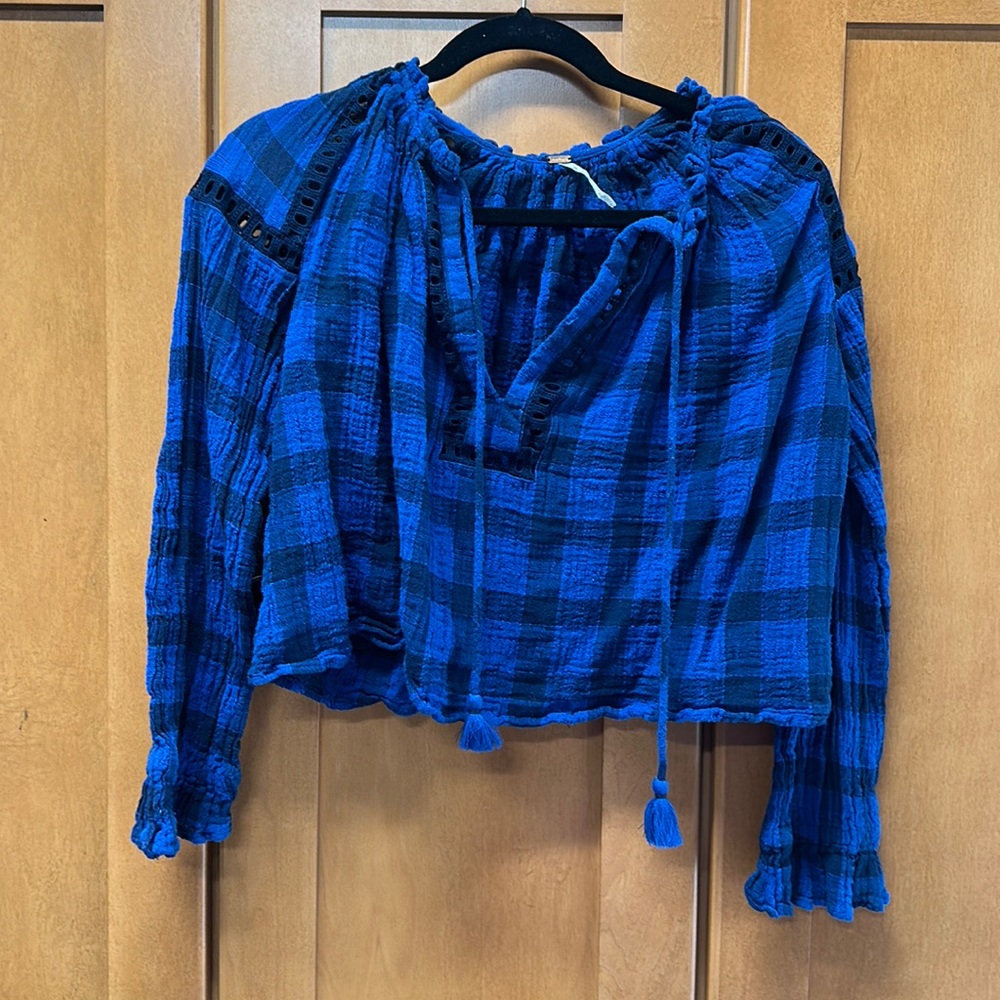 Free People cropped blouse